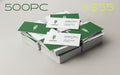 Premium 16pt Business Cards – Uncoated Standard (500pc)
