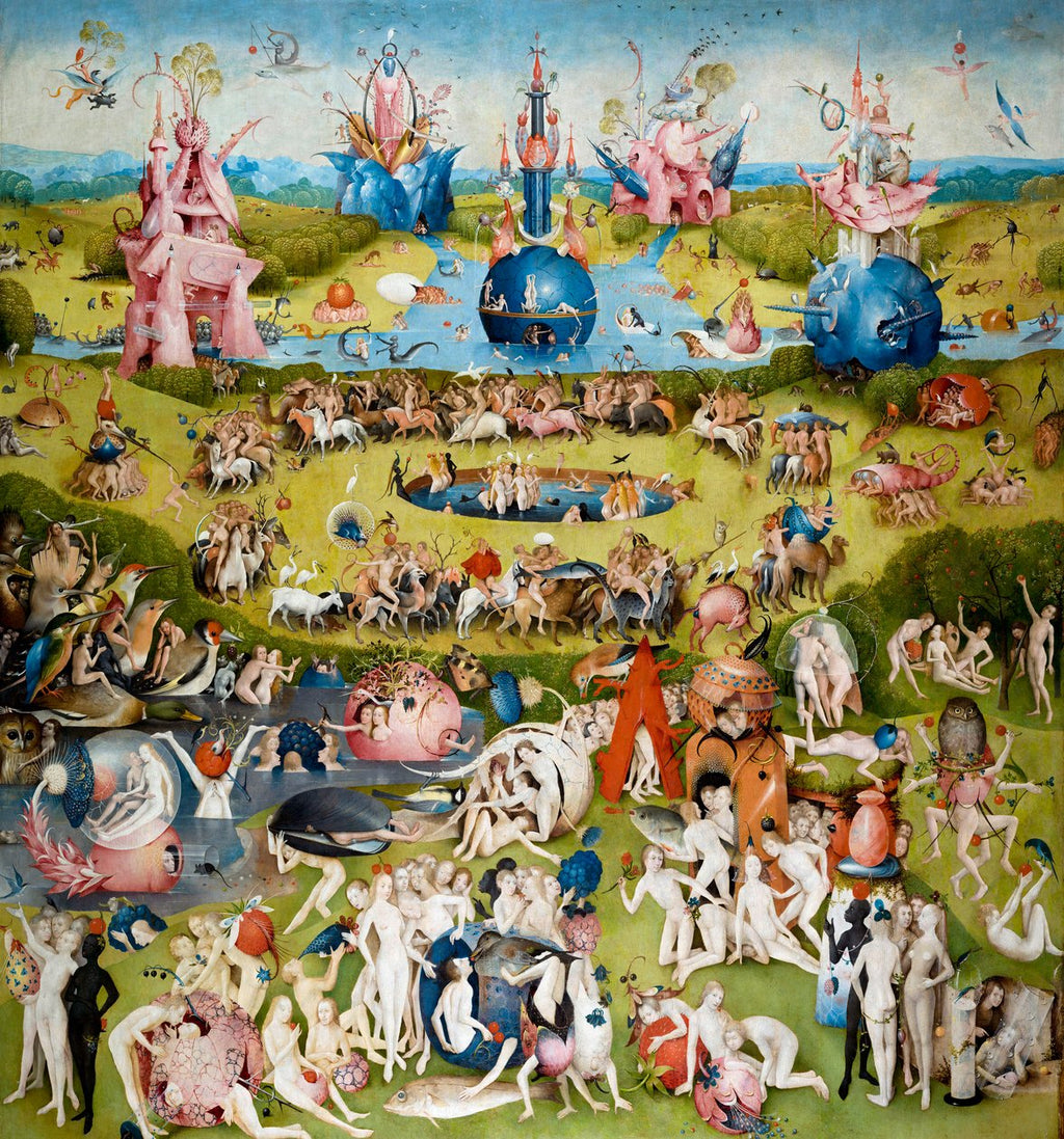 Hieronymus Bosch Garden Earthly Delights(24"x24") Canvas wrapping