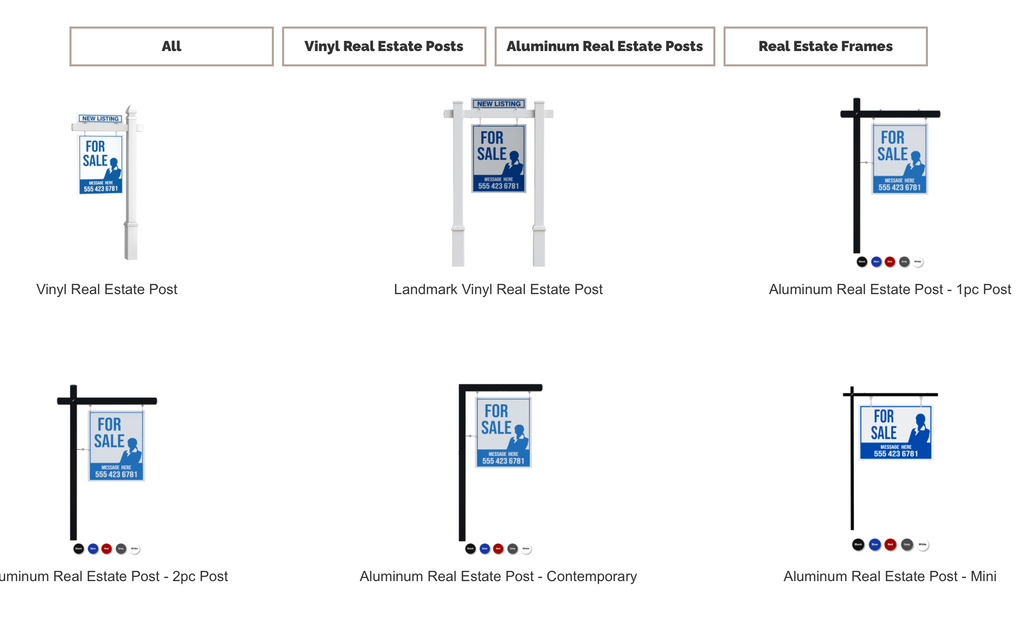 Real Estate Post and Frame