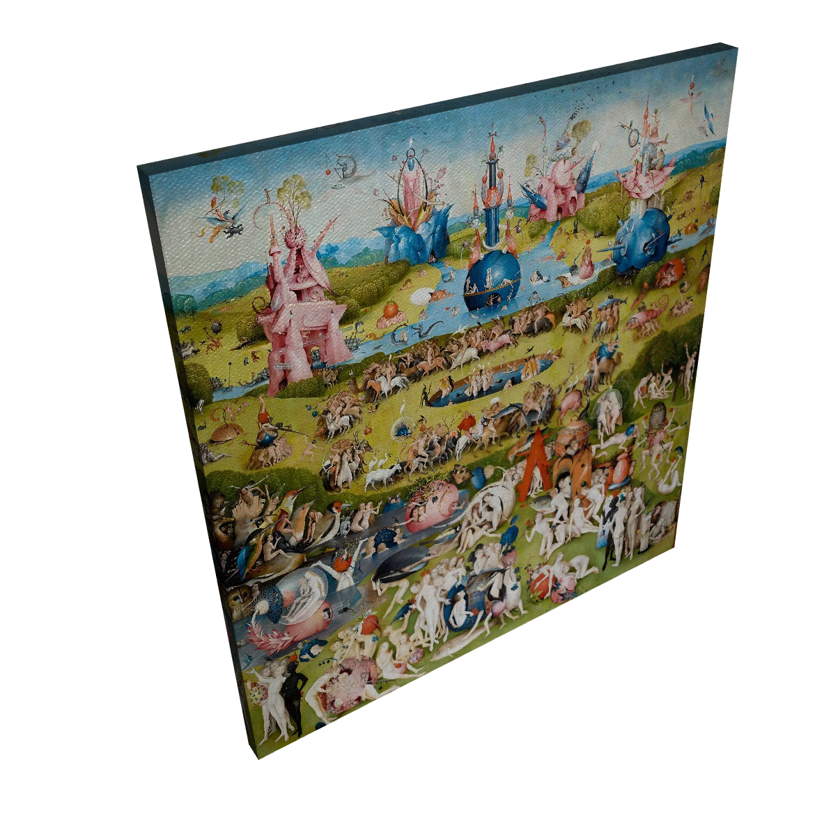 Hieronymus Bosch Garden Earthly Delights(24"x24") Canvas wrapping