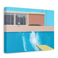 A Bigger Splash California Day David Hockney Painting Canvas Wall Art