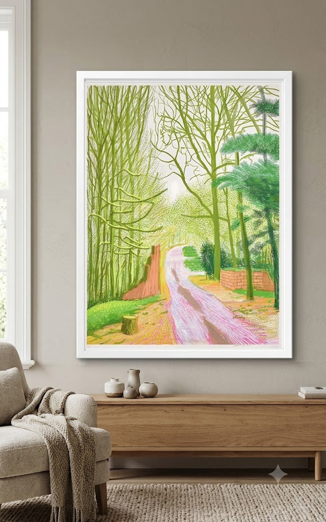 The Arrival of Spring in Woldgate(Framed Canvas)