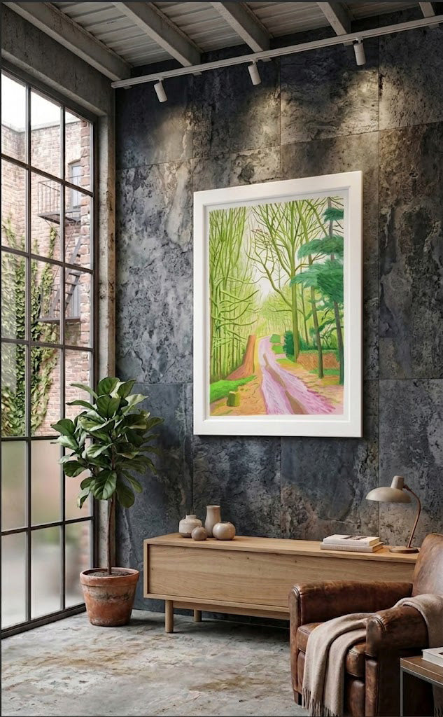 The Arrival of Spring in Woldgate(Framed Canvas)