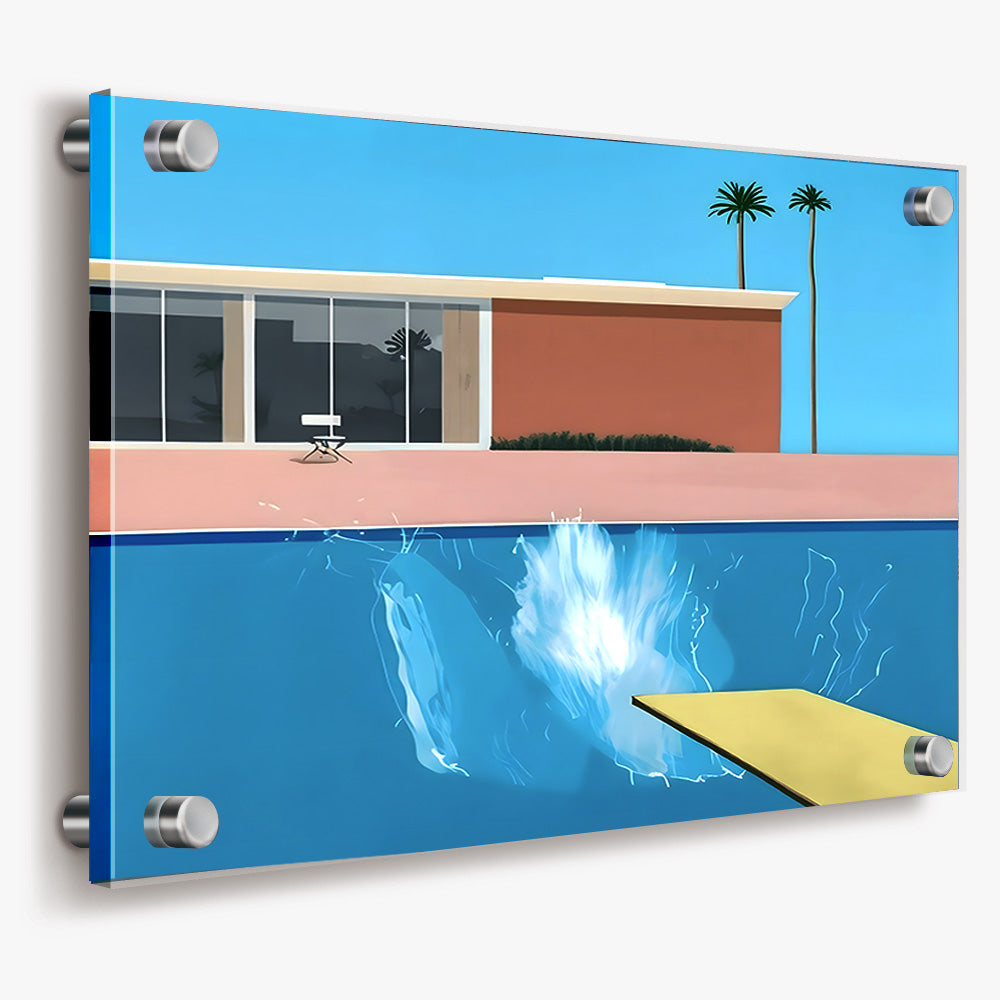 A Bigger Splash California Day David Hockney/Acrylic Prints