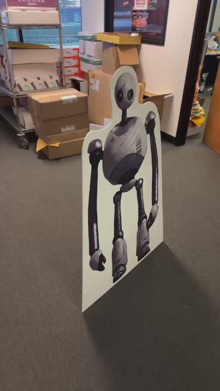 The Wild Robot (Roz) – Life-Size Birthday Standee (Digital File only)